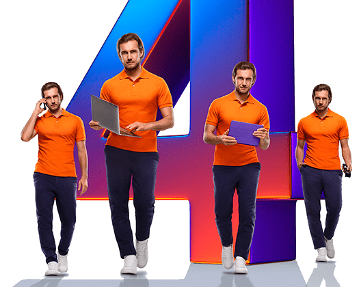 Великолепная четверка Ростелеком в деревня Берлизево (Орловская область)